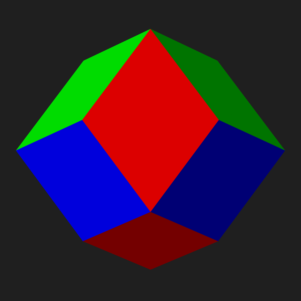 Rhombic Dodecahedron 6
